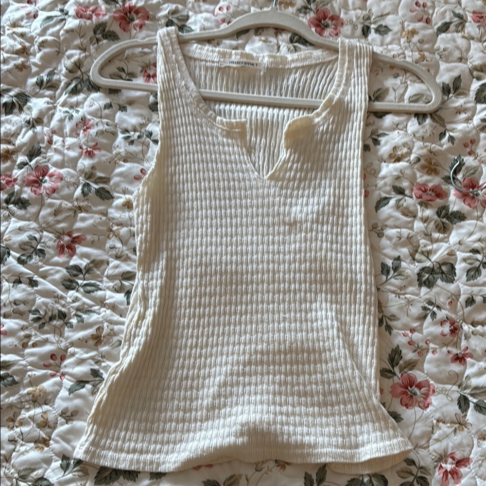 Project Social Women's Cream Sleeveless Top